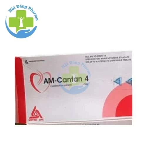 Am-cantan 4 - Hộp 03 vỉ, 10 vỉ x 10 viên